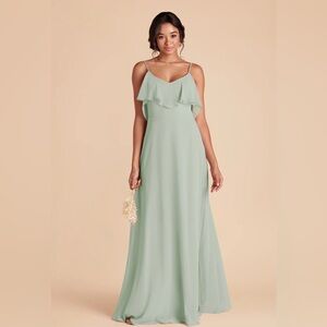 Birdy Grey Jane Sage Green Chiffon Maxi Dress | XS | NWT